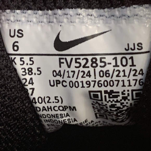 NEW Men's Size 6 Nike Promina Pumice White Black Running Gym Shoes FV5285 101 - Picture 6 of 6